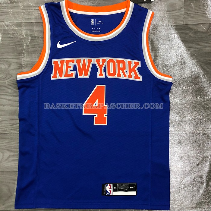 Maillot New York Knicks Derrick Rose NO 4 Icon Bleu